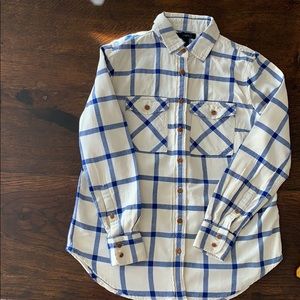 J.Crew button down light flannel 0P